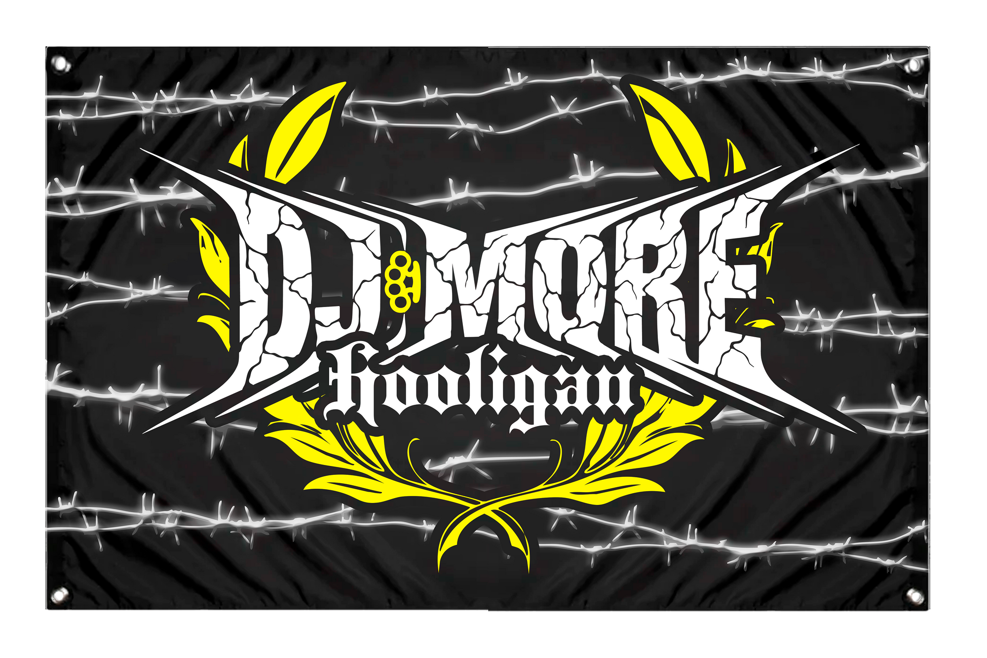 BANDERA DJ MORE AMARILLA