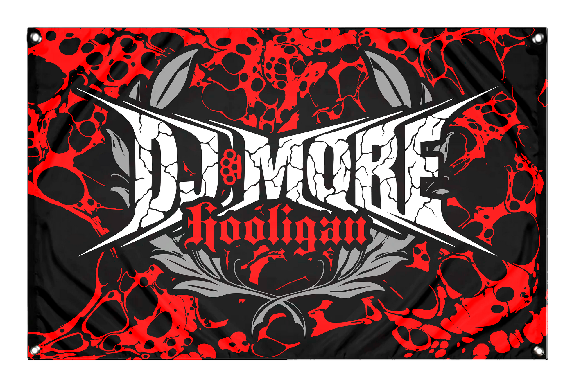 BANDERA DJ MORE ROJA