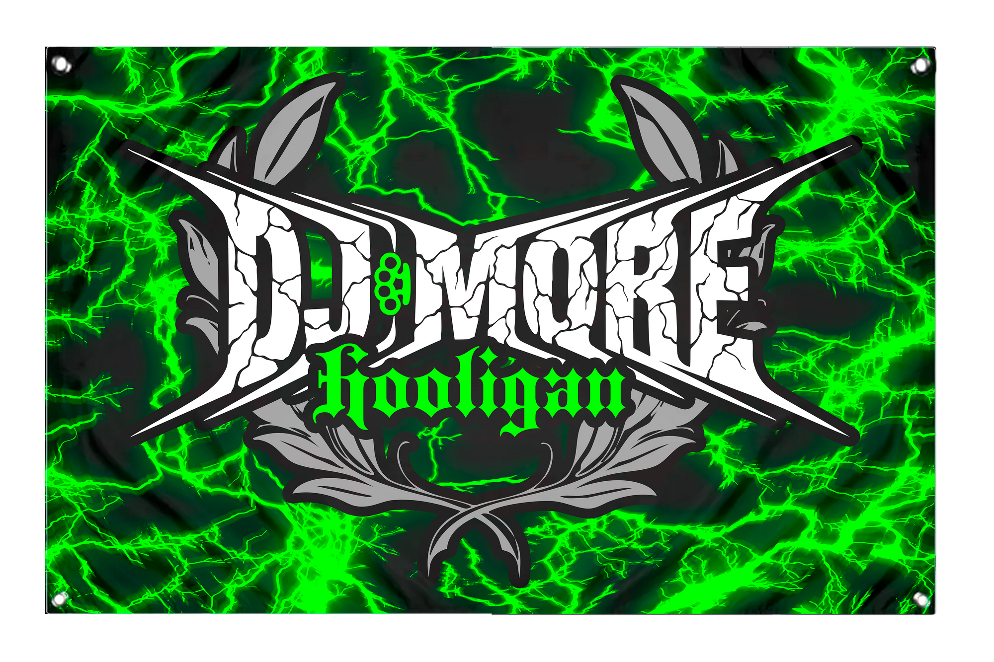 BANDERA DJ MORE VERDE